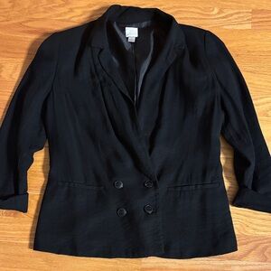 LC Lauren Conrad Classic Black Blazer